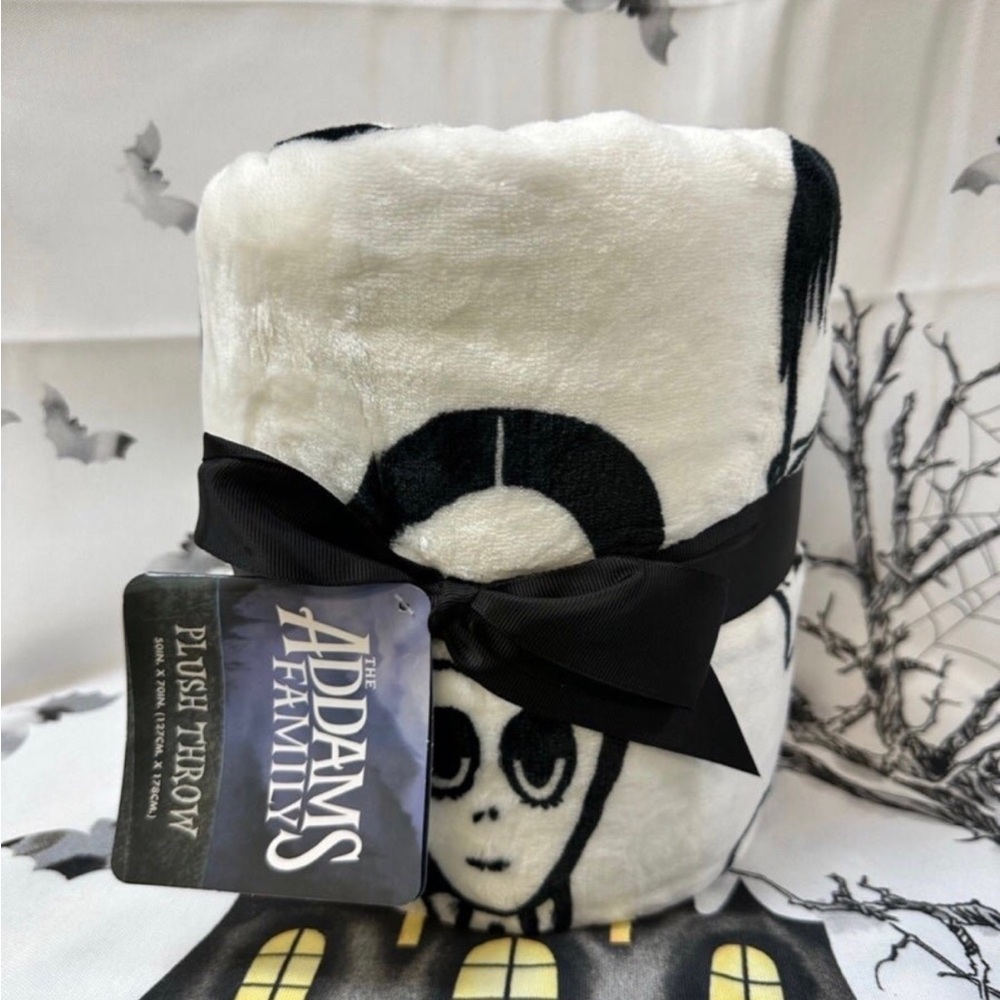 The Addams Family Plush Throw Blanket